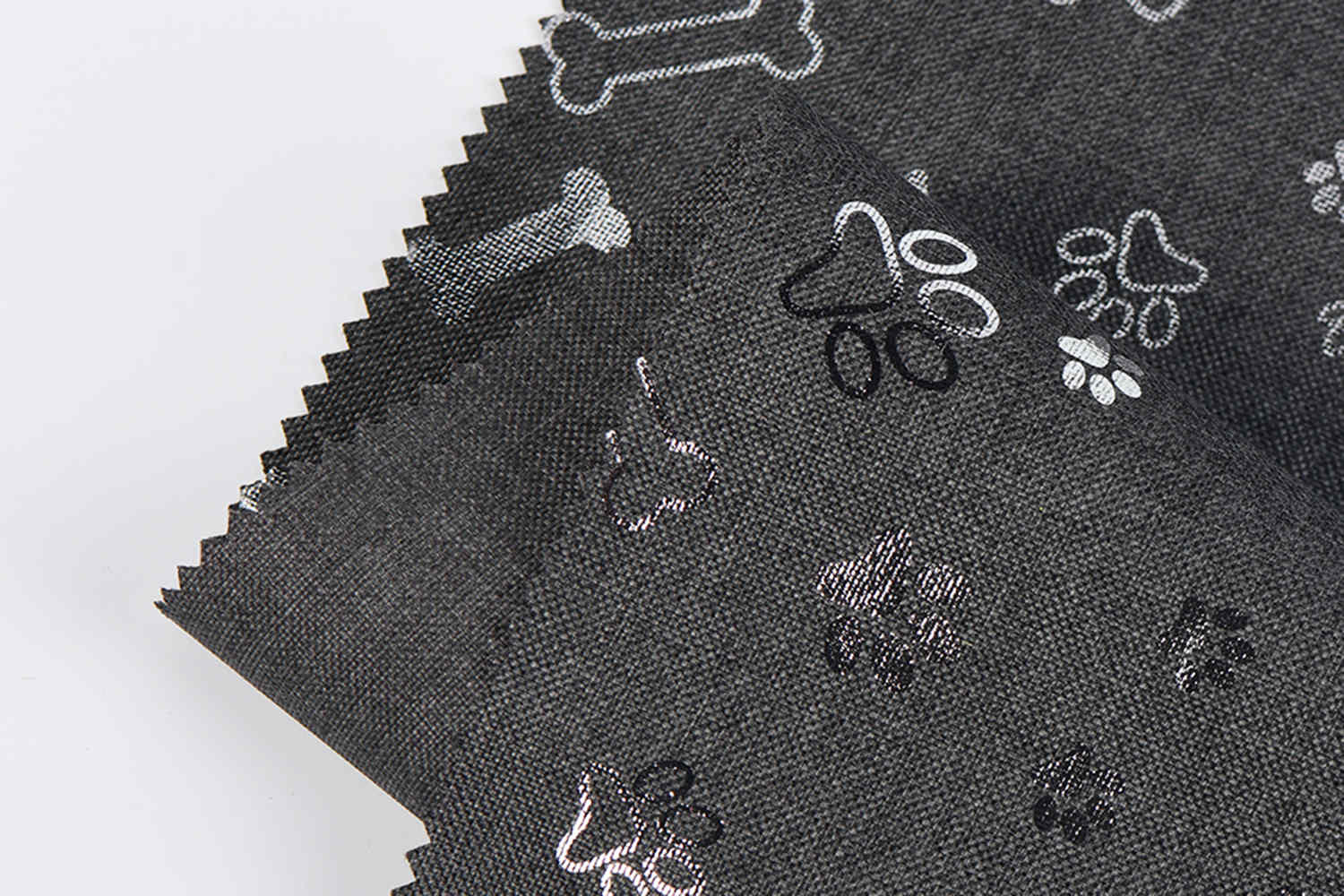 PU bevonatú 600d 68t kation ezüst nyomással