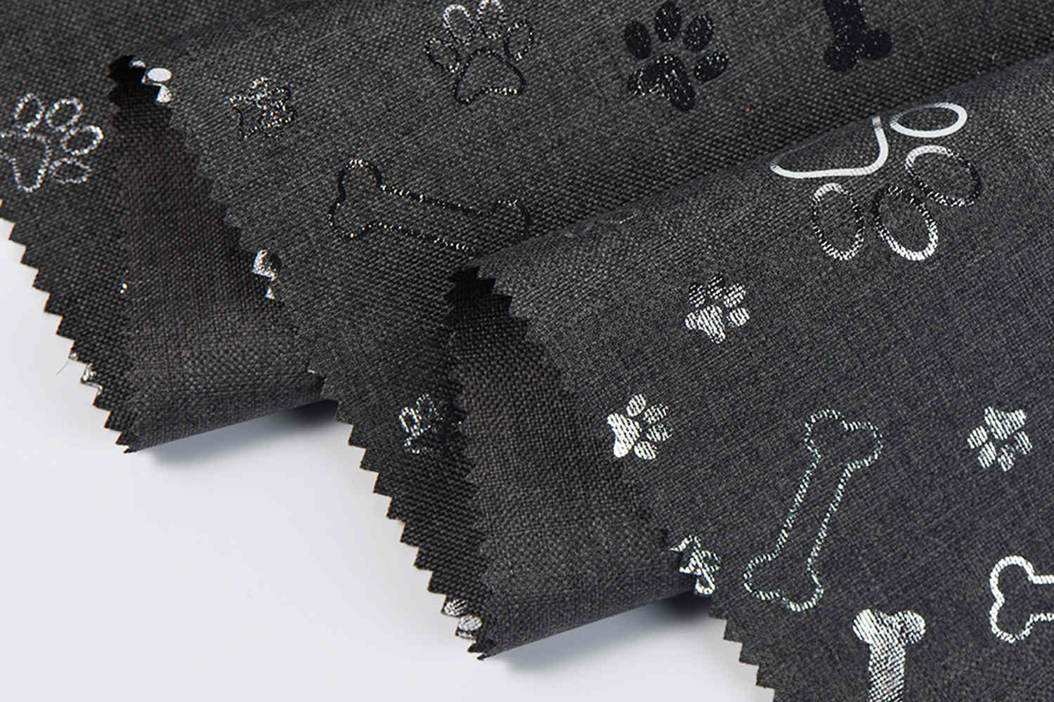 PU bevonatú 600d 68t kation ezüst nyomással