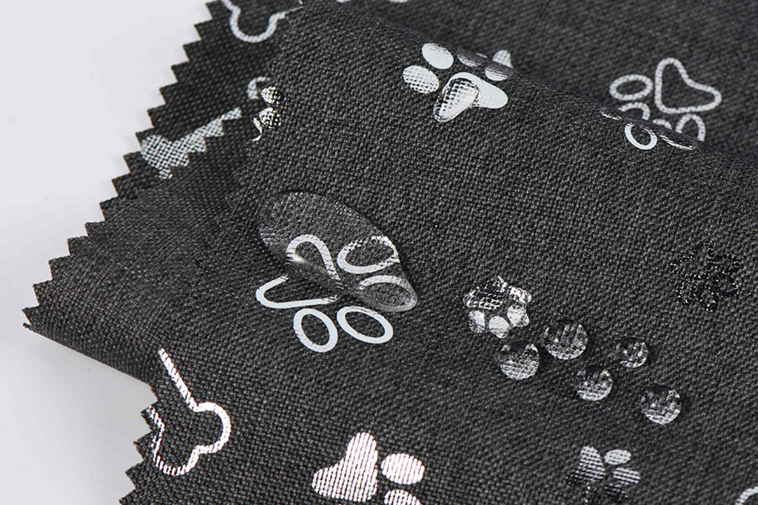 PU bevonatú 600d 68t kation ezüst nyomással